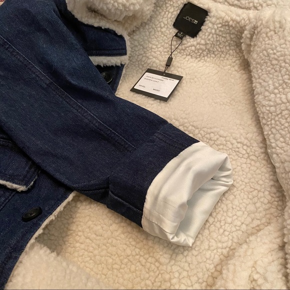 Joe’s Jean Denim Sherpa Jacket - Picture 5 of 8